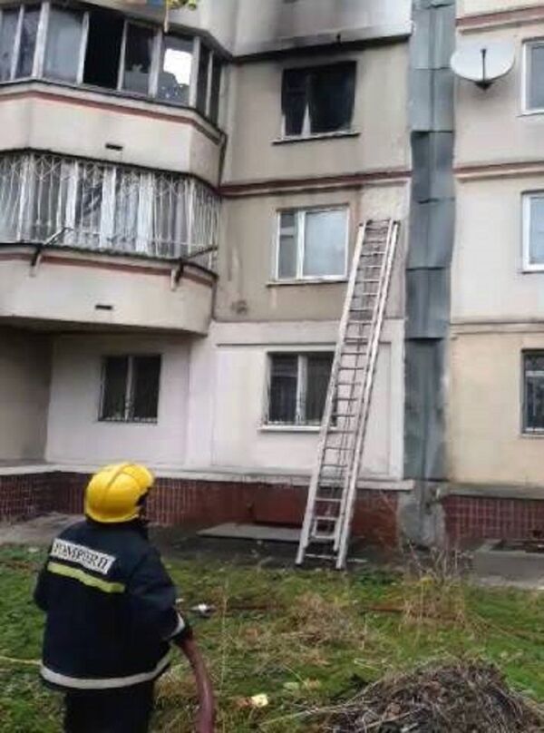 Incendiu în or. Cahul Incendiu în or. Cahul - Sputnik Moldova