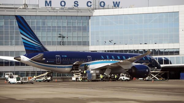 Открытие авиасообщения Москва-Баку на самолётах Boeing 787 Dreamliner - Sputnik Молдова