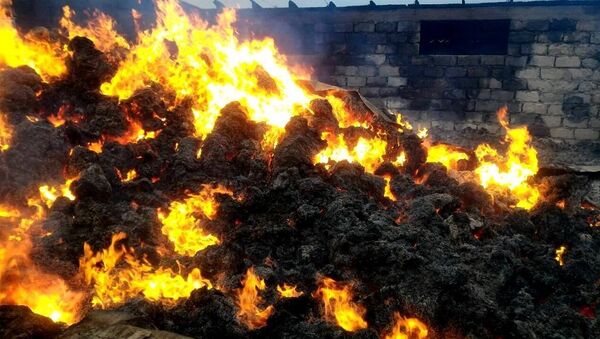 Пожар на ферме в Резине - Sputnik Молдова