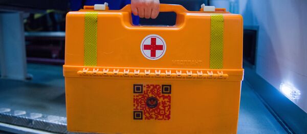 Аптечка на станции скорой помощи им. А. С. Пучкова в Москве - Sputnik Moldova