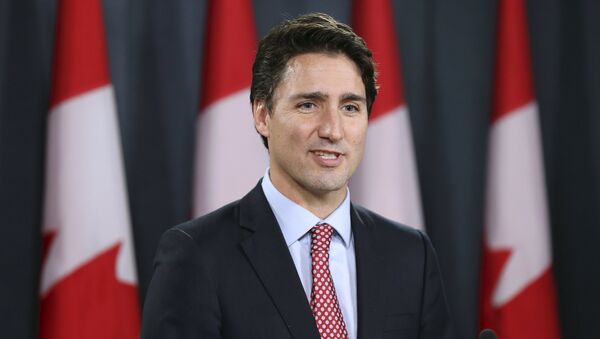 Canada's Liberal leader and Prime Minister-designate Justin Trudeau speaks during a news conference in Ottawa, Ontario, October 20, 2015 - Sputnik Moldova-România
