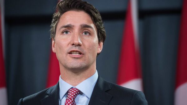 Canadian Liberal Party leader Justin Trudeau speaks at a press conference in Ottawa on October 20, 2015 after winning the general elections - Sputnik Moldova