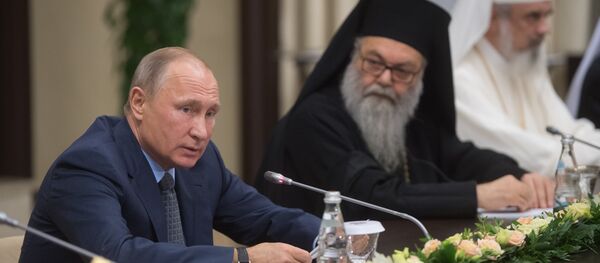 Vladimir Putin la întâlnirea cu Întâistătătorii Bisericilor Ortodoxe Autocefale prezenți la Moscova - Sputnik Moldova-România