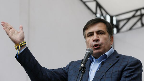 Михаил Саакашвили заявил, что участники акции протеста возле Верховной рады Украины не вернутся домой без победы - Sputnik Молдова