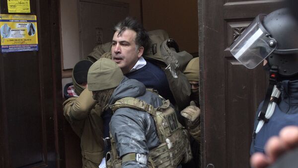Задержание Михаила Саакашвили сотрудниками СБУ в Киеве - Sputnik Молдова