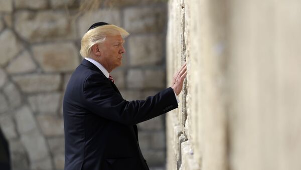 Президент США Дональд Трамп у Стены Плача в Иерусалиме - Sputnik Молдова