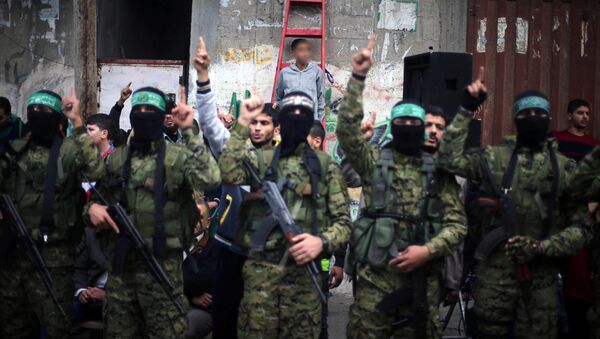 Militanți Hamas - Sputnik Moldova-România