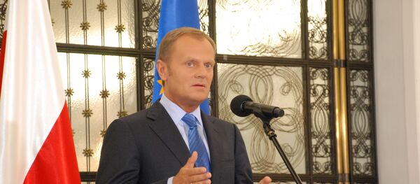 Премьер-министр Польши, лидер партии Гражданская платформа Дональд Туск - Sputnik Moldova-România
