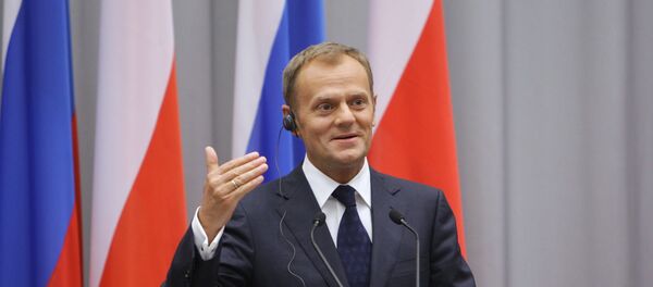 Дональд Туск во время совместной пресс-конференции Дональд Туск во время совместной пресс-конференции - Sputnik Moldova