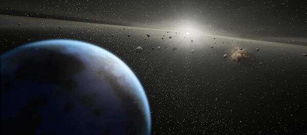 Массивный пояс астероидов вокруг звезды, равной по размеру Солнцу - Sputnik Moldova