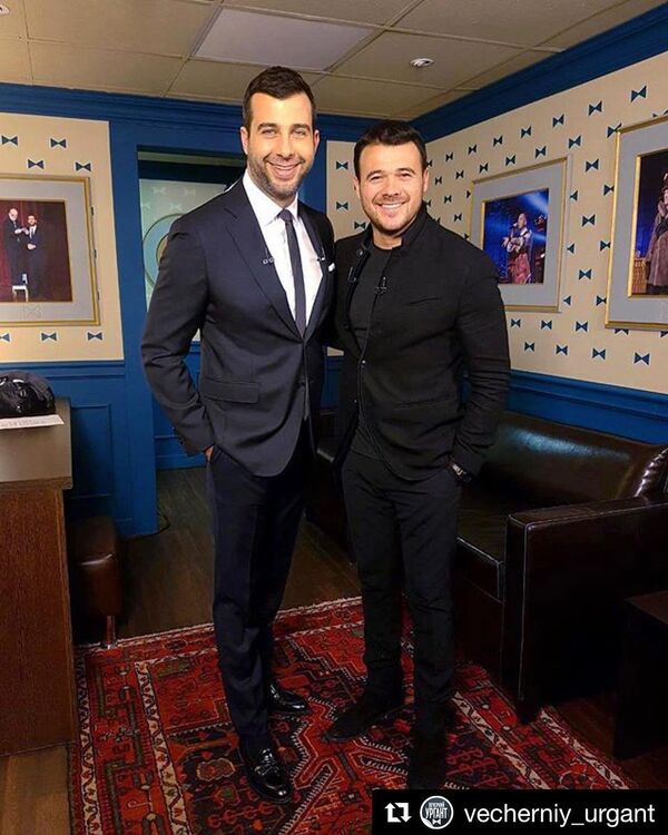 Иван Ургант и Эмин Агаларов - Sputnik Молдова