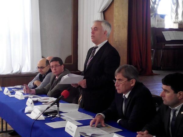 Заседание республиканского оргкомитета Victoria-75. Выступает Николай Гуцул Заседание республиканского оргкомитета Victoria-75. Выступает Николай Гуцул - Sputnik Молдова