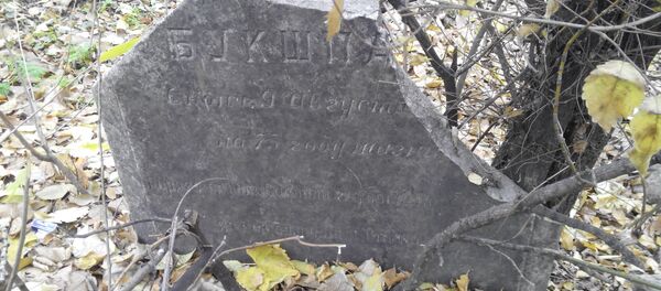 Осколок старинного надгробия в центре Кишинева - Sputnik Молдова