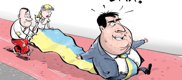 На сайте Порошенко собирают подписи за назначение Саакашвили премьером На сайте Порошенко собирают подписи за назначение Саакашвили премьером - Sputnik Молдова