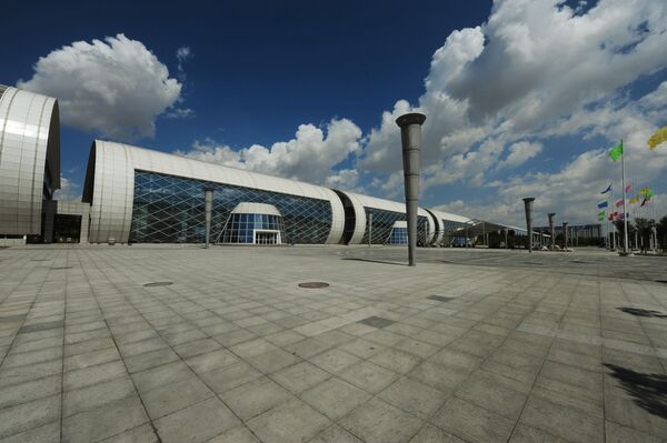 Выставочный центр в Ордосе, Внутренняя Монголия, Китай - Sputnik Молдова