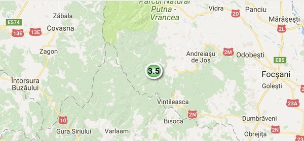 Harta cutremur Vrancea - Sputnik Moldova
