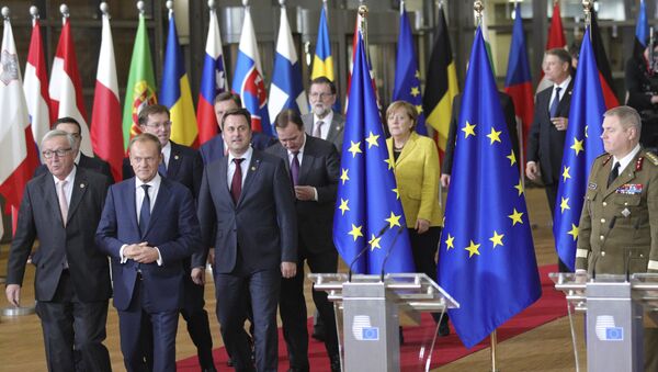 Liderii UE la Consiliul Europei - Sputnik Moldova-România