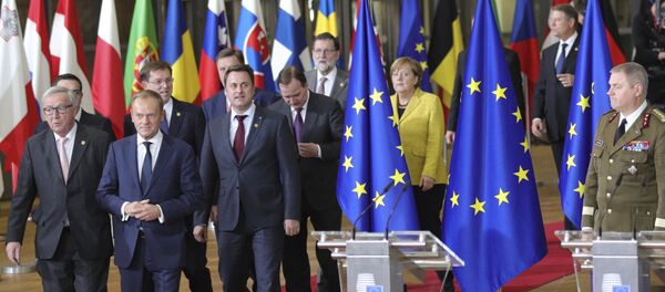 Liderii UE la Consiliul Europei - Sputnik Moldova-România