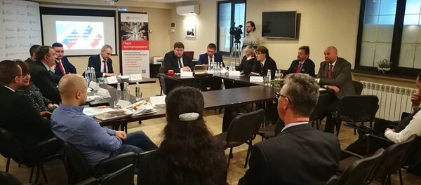 Delegația oamenilor de afaceri români la Smolensk - Sputnik Moldova-România