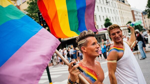 Parada Gay Pride din 2 august 2014, în Stockholm - Sputnik Moldova