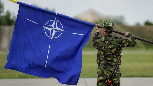 Флаг НАТО. Архивное фото - Sputnik Молдова