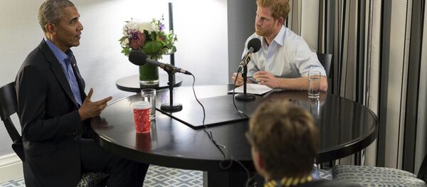 Принц Гарри берет интервью у Барака Обамы - Sputnik Молдова