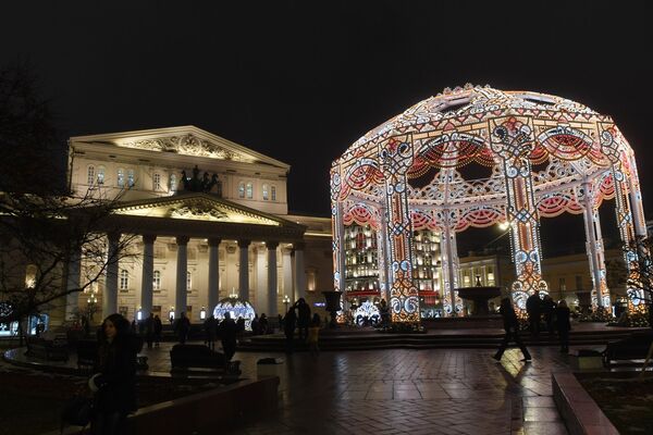 Moscova în lumini de sărbătoare - Sputnik Moldova