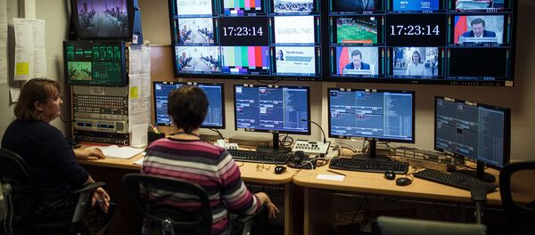 Студия вещания телеканала Россия на страны ближнего зарубежья Студия вещания телеканала Россия на страны ближнего зарубежья - Sputnik Молдова