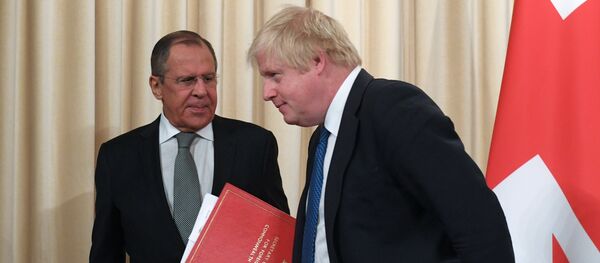 Boris Johnson și Serghei Lavrov Boris Johnson și Serghei Lavrov - Sputnik Moldova-România