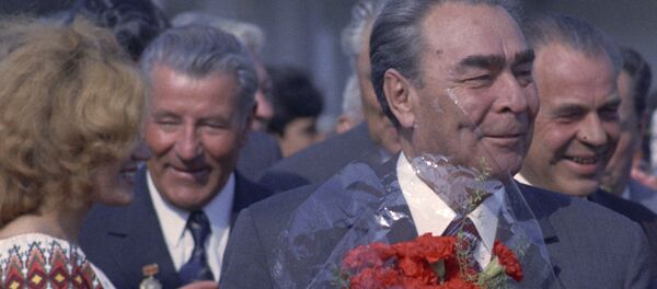 Л. И. Брежнев на праздновании 50-летия образования Молдавской ССР - Sputnik Молдова