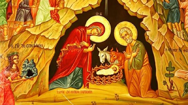Икона Рождество Христово - Sputnik Moldova-România