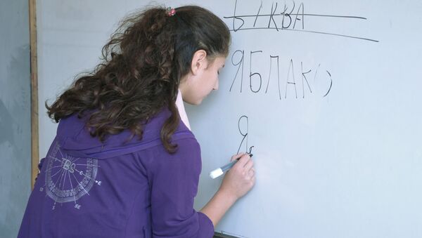 Занятие по русскому языку в школе - Sputnik Молдова