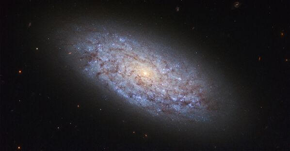 Галактика NGC 5949 в созвездии Дракона, нарушающая законы распределения темной материи - Sputnik Молдова