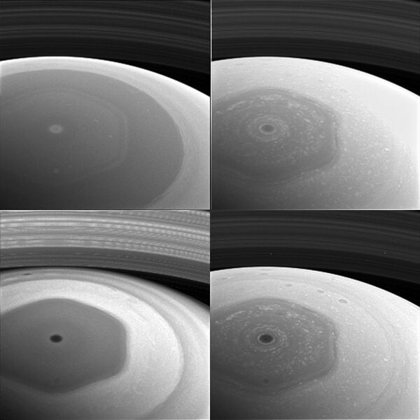 Первые фотографии Сатурна и его колец, полученные с помощью зонда Кассини - Sputnik Молдова