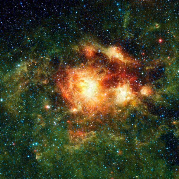 Образование массивных звезд из пыли и газа в центре облака NGC 3603 - Sputnik Молдова