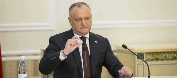 Президент Игорь Додон Президент Игорь Додон - Sputnik Moldova-România
