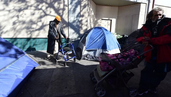 Oameni fără adăpost în Los Angeles - Sputnik Moldova