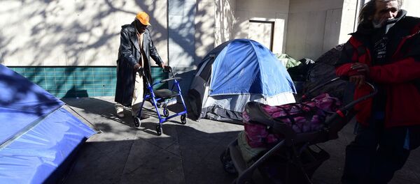 Oameni fără adăpost în Los Angeles - Sputnik Moldova