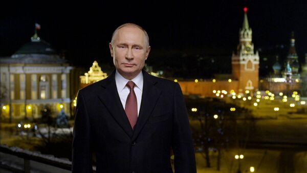 Новогоднее поздравление Путина - Sputnik Молдова