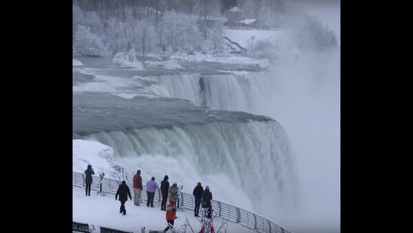 Niagara Falls is Coated in Ice - Sputnik Moldova-România