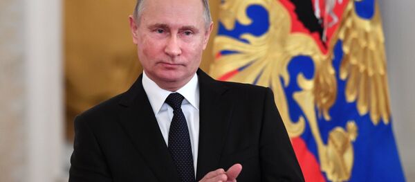 Президент РФ Владимир Путин встретился с военнослужащими, участвовавшими в операции в Сирии - Sputnik Молдова