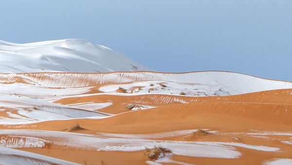 В пустыне Сахара второй год подряд выпал снег - Sputnik Молдова