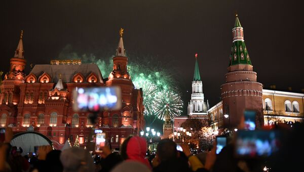 Празднование Нового года в Москве - Sputnik Молдова