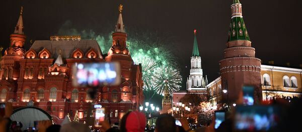 Празднование Нового года в Москве Празднование Нового года в Москве - Sputnik Молдова