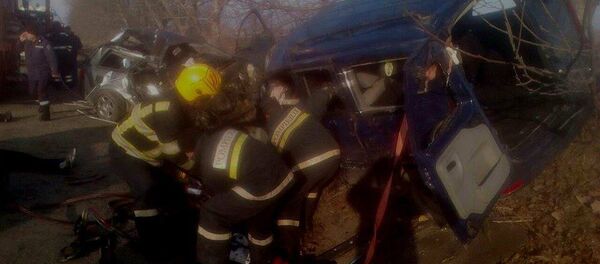 Accidentul de circulație pe traseul R2 km 28 Chișinău – Bender Accidentul de circulație pe traseul R2 km 28 Chișinău – Bender - Sputnik Moldova