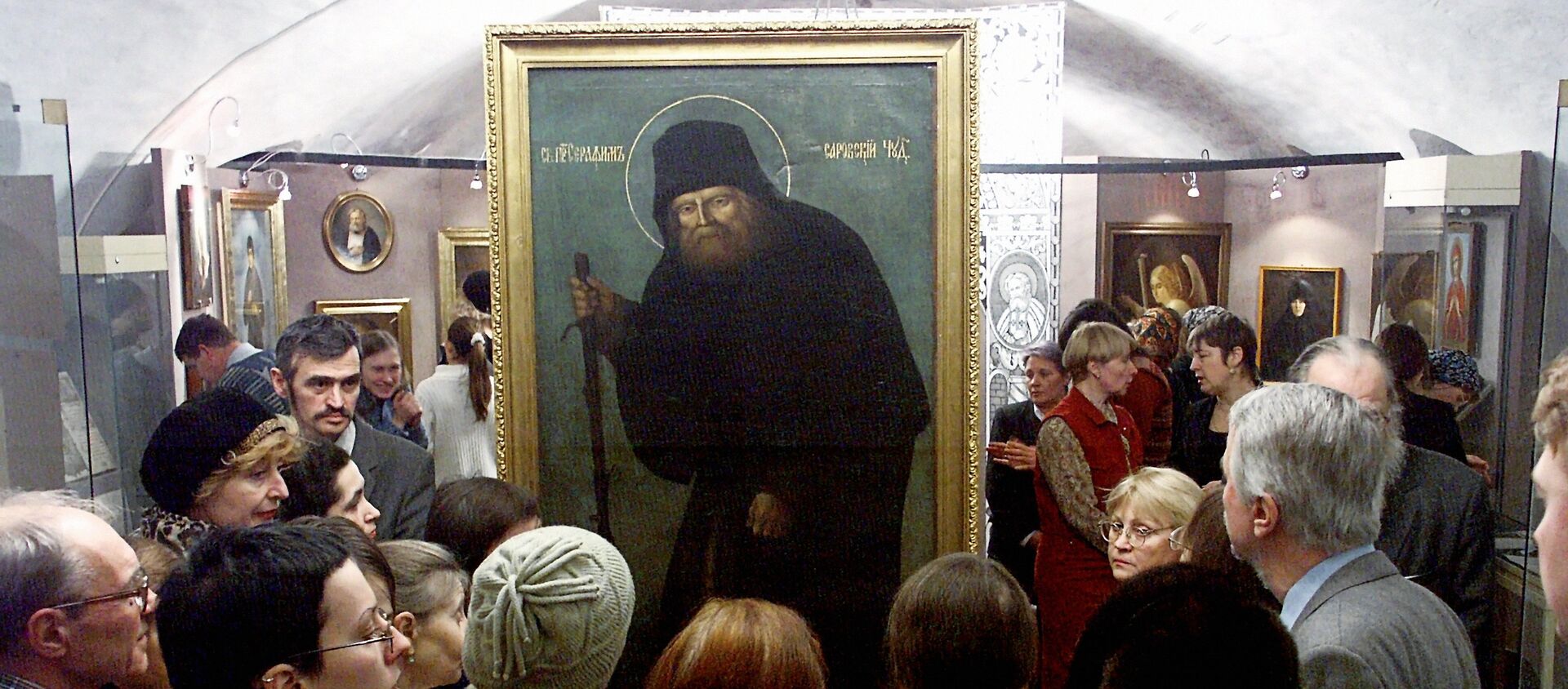 На выставке Преподобный Серафим Саровский в Москве - Sputnik Moldova, 1920, 01.08.2020