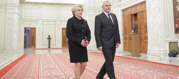 Vasilica-Viorica Dăncilă și Liviu Dragnea - Sputnik Moldova-România