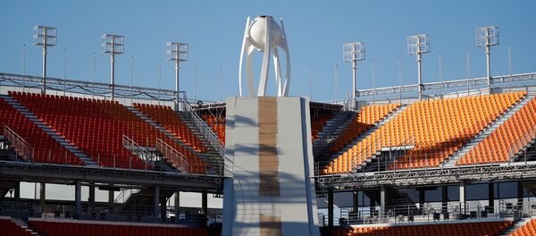 The Olympic cauldron is seen at the Olympic Stadium, venue for the opening and closing ceremonies of the 2018 Pyeongchang Winter Olympic Games in Pyeongchang, South Korea, December 12, 2017 - Sputnik Moldova-România