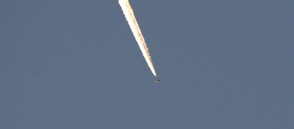 A Turkish fighter jet flies over the town of Hassa on the Turkish-Syrian border in Hatay province, Turkey January 20, 2018 - Sputnik Moldova