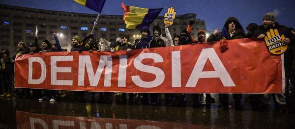 Protest la București - Sputnik Moldova-România